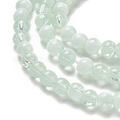 Стеклянные бусины кракле&nbsp;GLAA-U001-4mm-01