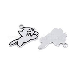 Подвески из нержавеющей стали 304 и эмали&nbsp;STAS-T073-23P