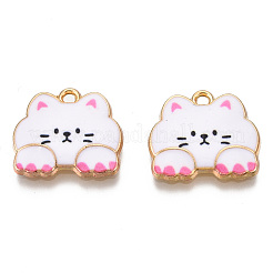 Подвески из сплава с принтом в стойку&nbsp;LS-ENAM-N055-177A