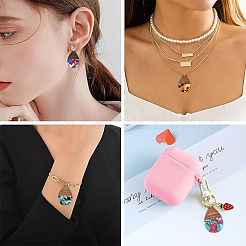 Наборы для самостоятельного изготовления сережек и ожерелий&nbsp;DIY-YW0012-34