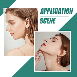 300 шт. крючки для сережек из хирургической нержавеющей стали 316&nbsp;STAS-DC0011-38