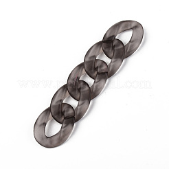 Transparentem Acryl Verknüpfung Ringe&nbsp;LS-OACR-T024-01-K07