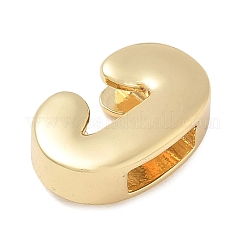 Charms de la diapositiva de latón&nbsp;KK-D289-67G-C