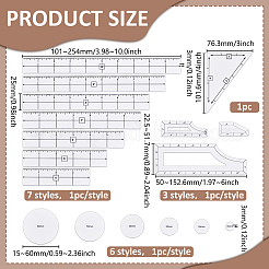 1 Satz Acryllineal&nbsp;SENE-BC0001-03A