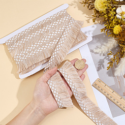 10 yard di passamaneria con frange in poliestere&nbsp;DIY-GF0014-53