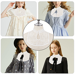 Съемные женские ложные воротники из полиэстера&nbsp;DIY-WH0430-118A