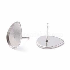 Фурнитура для сережек-гвоздиков из нержавеющей стали марки 304&nbsp;STAS-P198-24