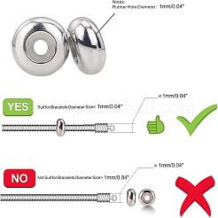 Бусины из нержавеющей стали 304&nbsp;STAS-UN0018-23P