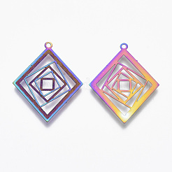 Ионное покрытие (ip) филигранные подвески из нержавеющей стали 304&nbsp;STAS-T057-04