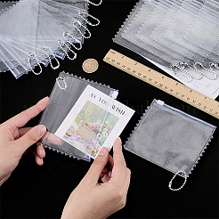 20 sac de rangement transparent en PVC à fermeture éclair&nbsp;ABAG-FG0001-15