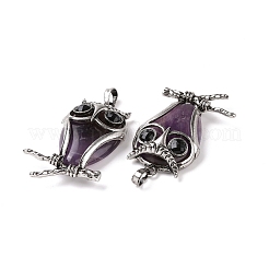 Подвески из натурального аметиста &nbsp;G-H274-01AS-04