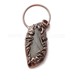 Натуральный лабрадорита большие подвески&nbsp;G-M383-10R