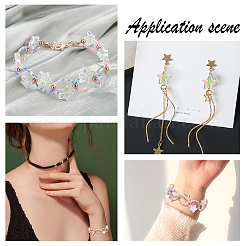 Экологичные прозрачные акриловые бусины&nbsp;TACR-FH0001-01