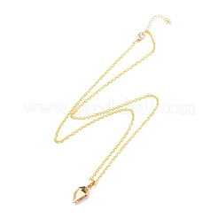 Ensembles de colliers pendentif coeur en alliage de placage de crémaillère&nbsp;NJEW-B081-08A