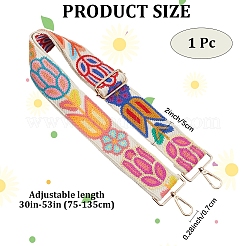 Этнический стиль ткань вышивка красочные цветы лямки сумки&nbsp;DIY-WH20053-22B