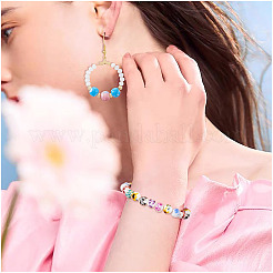 160шт 20 стиля фарфоровые бусины ручной работы с принтом&nbsp;PORC-TA0001-14