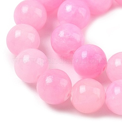 Cuentas mashan naturales redondos del jade hebras&nbsp;G-D263-10mm-XS23-01