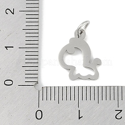 Pendentifs en acier inoxydable 304 anti-ternissement&nbsp;STAS-L279-001P-07