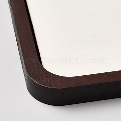 Quadratische Schmuckteller aus Holz&nbsp;ODIS-WH0099-221E