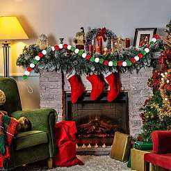 300шт 3 цвета окрашенные бусины из натурального дерева&nbsp;WOOD-SZ0001-05