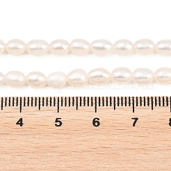 Natürliche kultivierte Süßwasserperlenperlenstränge&nbsp;PEAR-D003-01D-05