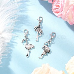 3 шт. подвеска в виде фламинго из сплава&nbsp;HJEW-JM03785