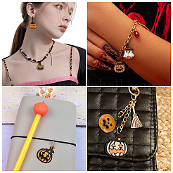 36pcs 12 Arten Halloween-Legierungs-Emaille-Anhänger&nbsp;ENAM-TA0003-51