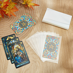 600 porte-cartes de visite en plastique transparent&nbsp;DIY-GO0003-33