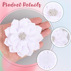 Аксессуары для украшений из полиэстера и стразов&nbsp;DIY-WH20063-015D