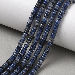 Chapelets de perles en sodalite naturelle&nbsp;G-Z110-B20-2x4mm