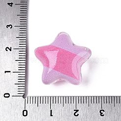 Perles acryliques transparentes imprimées&nbsp;OACR-N161-07F