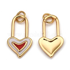 Латунь эмаль подвески&nbsp;KK-B026-26G-A