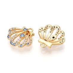 Латунные микро проложить кубического циркония подвески&nbsp;X-KK-N261-102G