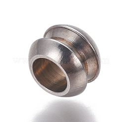 Европейские бусины из нержавеющей стали 201&nbsp;X-STAS-P239-13P