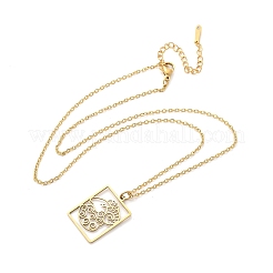 Collier en acier inoxydable 304&nbsp;LS-NJEW-D330-01G-01