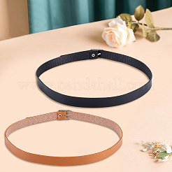 10 шт. 2 стиля ремешка для шляпы из искусственной кожи&nbsp;AJEW-CL0002-54