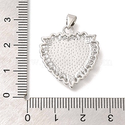 Pendentifs de placage en laiton&nbsp;KK-I722-09P-J