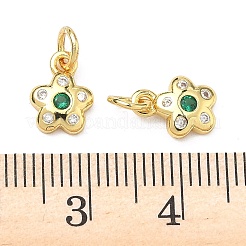 Латунные микро проложить кубического циркония подвески&nbsp;KK-P348-05G-02