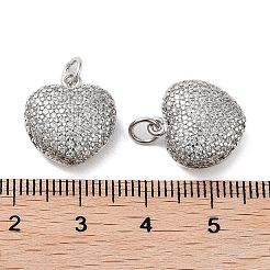 Латунные микропаве прозрачные подвески с фианитом&nbsp;KK-A205-06P