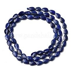 Нитки бусины из натурального ляписа-лазури&nbsp;G-B159-A02