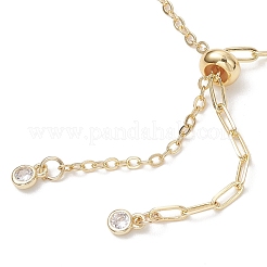 Изготовление слайдера для браслета-цепочки из латунной скрепки&nbsp;AJEW-JB01523