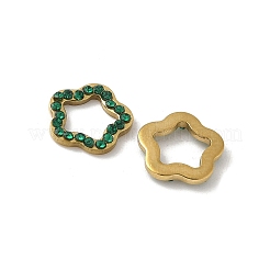 Кабошоны из стразов из нержавеющей стали 304&nbsp;STAS-A057-04G-A01