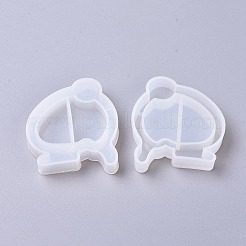 DIY Treibsand Schmuck Hase Silikonformen&nbsp;LS-DIY-WH0148-64