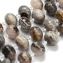 Натуральный мексиканский агат&nbsp;G-L642-I11-18x13mm