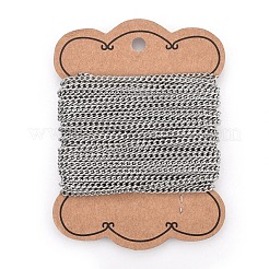 Cadenas de eslabones de acero inoxidable 201 resistentes al deslustre&nbsp;CHS-L017-22B