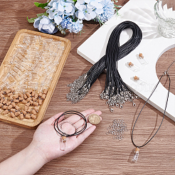 60шт набор для изготовления ожерелий из вощеного хлопкового шнура&nbsp;MAK-UN0001-73