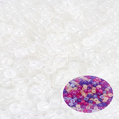 500 шт. прозрачные пластиковые бусины&nbsp;KY-LP0001-05