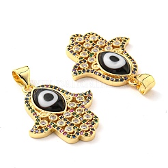 Colgantes de Latón Cubic Zirconia&nbsp;KK-K338-02G-03