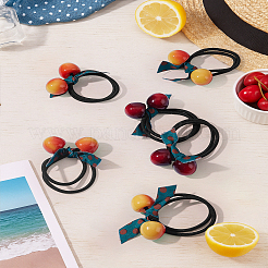 6 шт. 3-х цветные акриловые полиэстеровые аксессуары для волос&nbsp;OHAR-LP0003-004