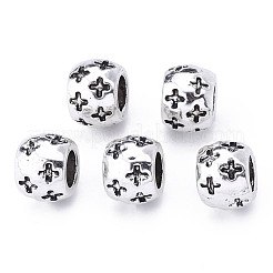 Европейские сплавочные бусины тибетского стиля &nbsp;LS-TIBE-S319-125AS-RS